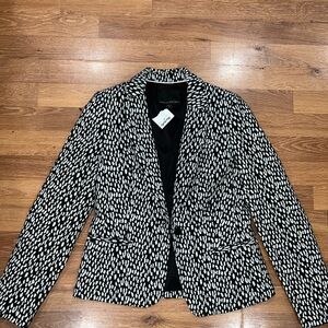 Banana Republic Monochrome Textured Blazer